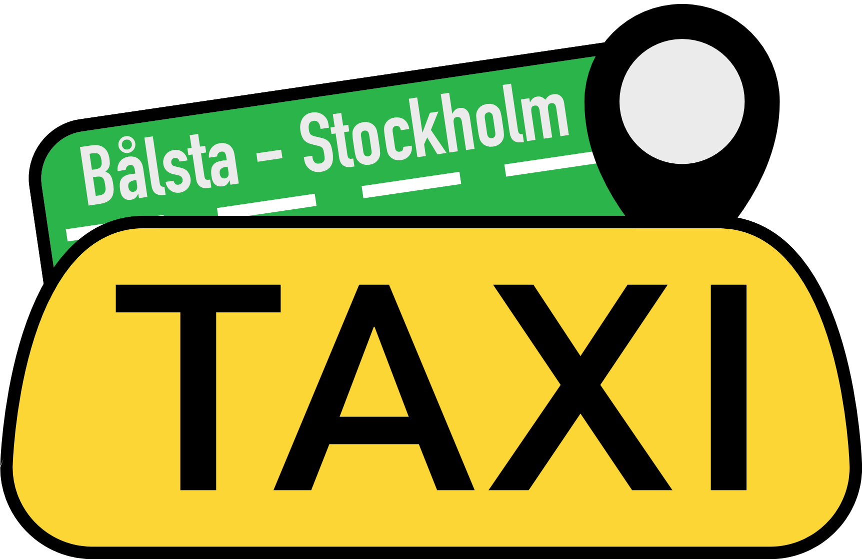 Bålsta-Stockholm-Taxi logo